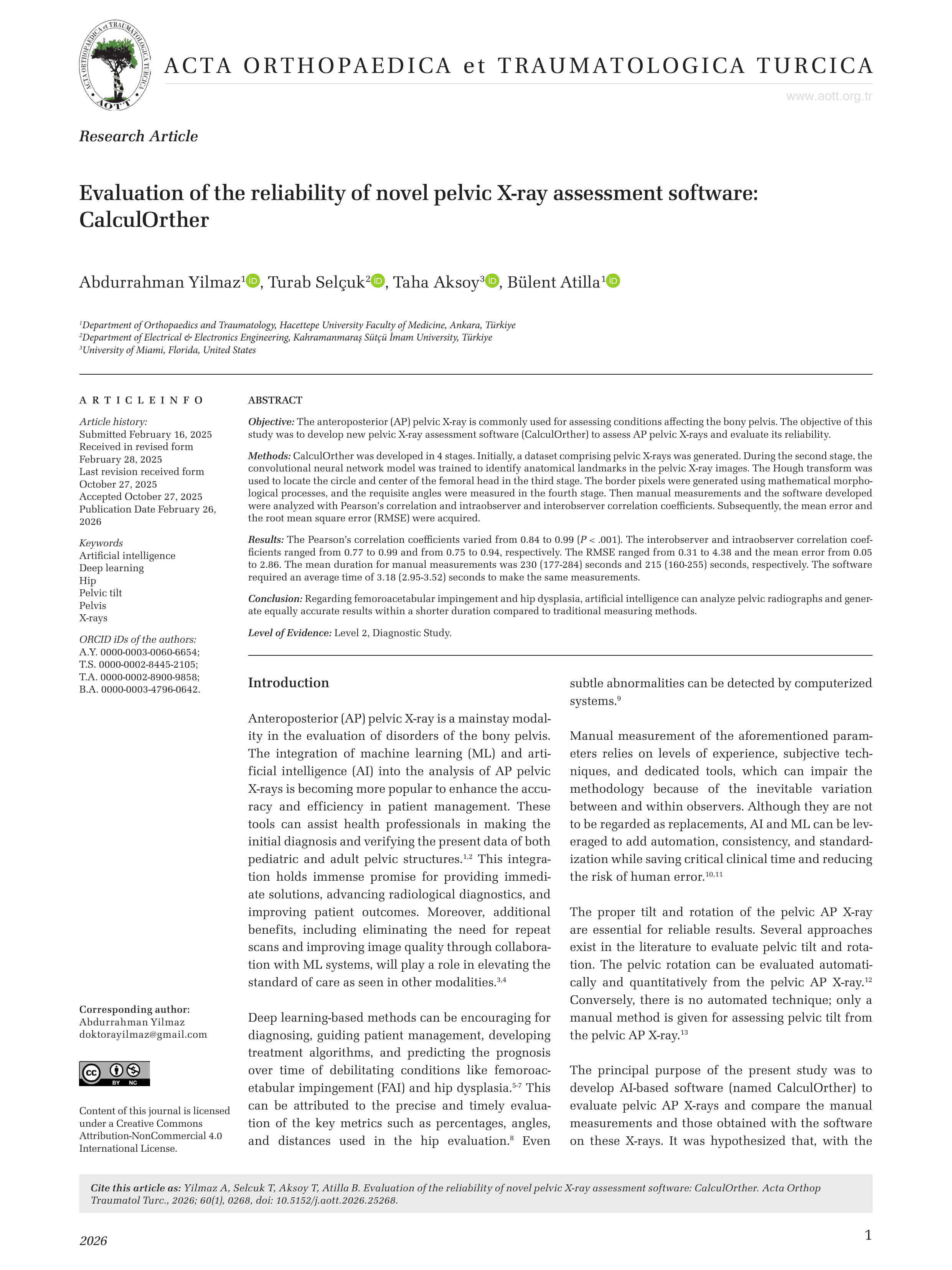 First page of the AOTT 2026 paper