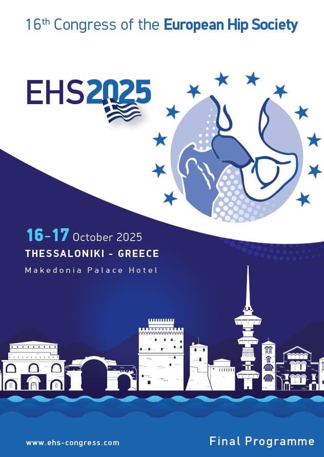Final programme cover of the 16th Congress of the European Hip Society