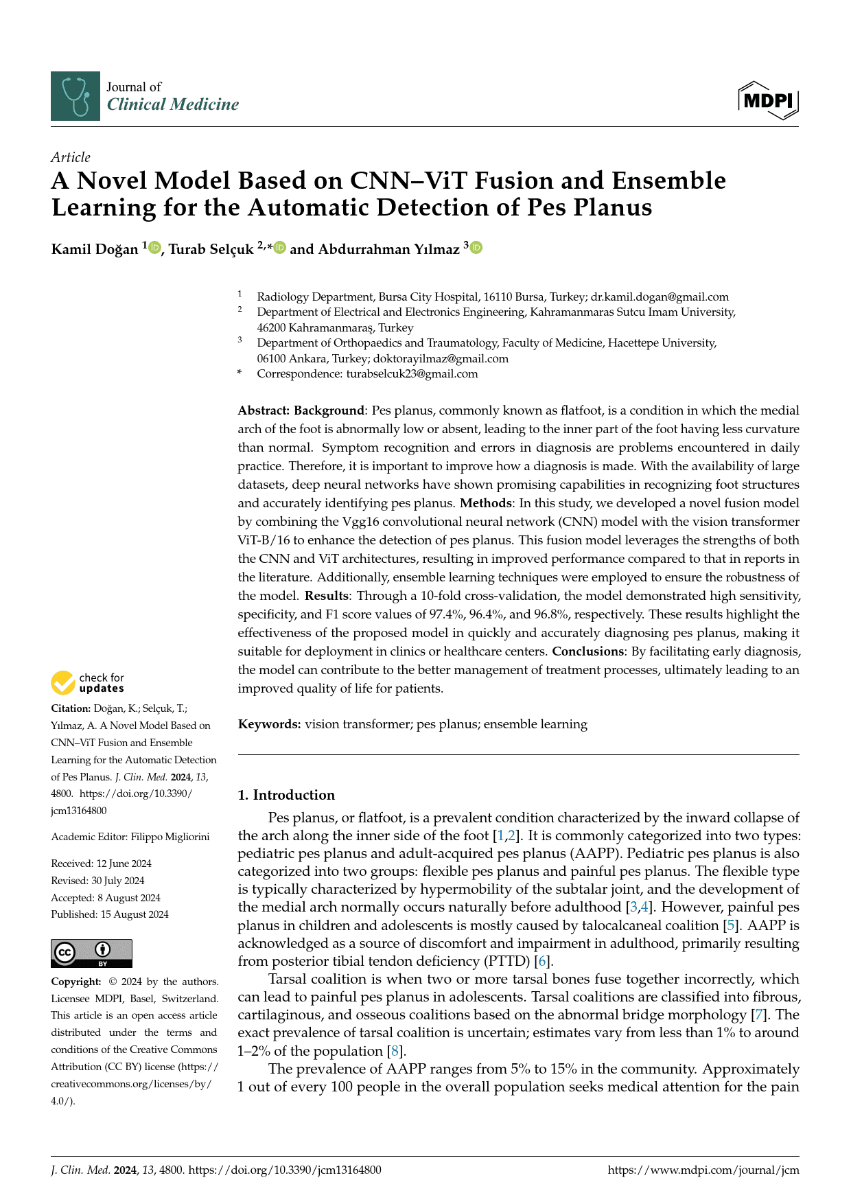 First page of the JCM paper